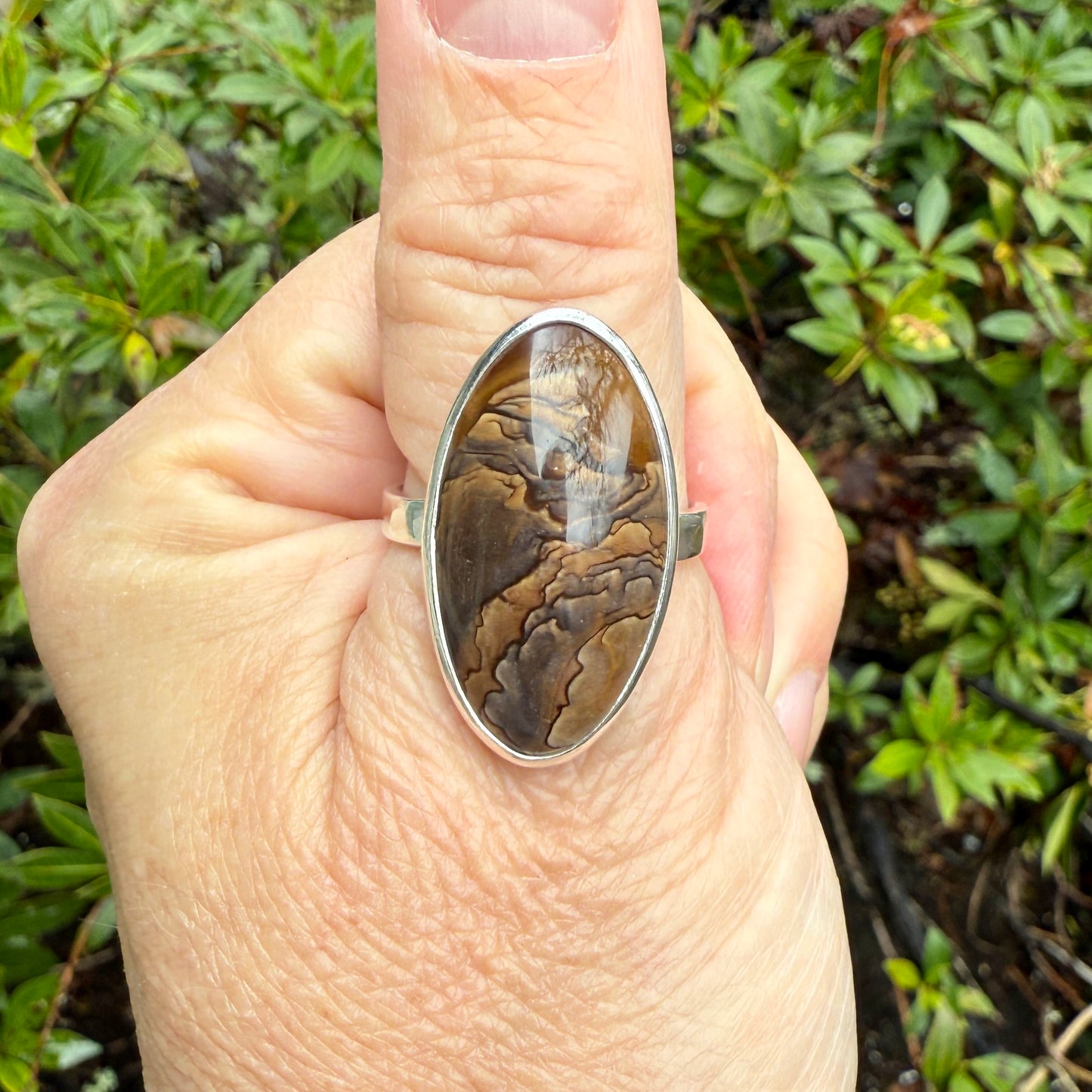 Oregon Biggs Picture Jasper Ring