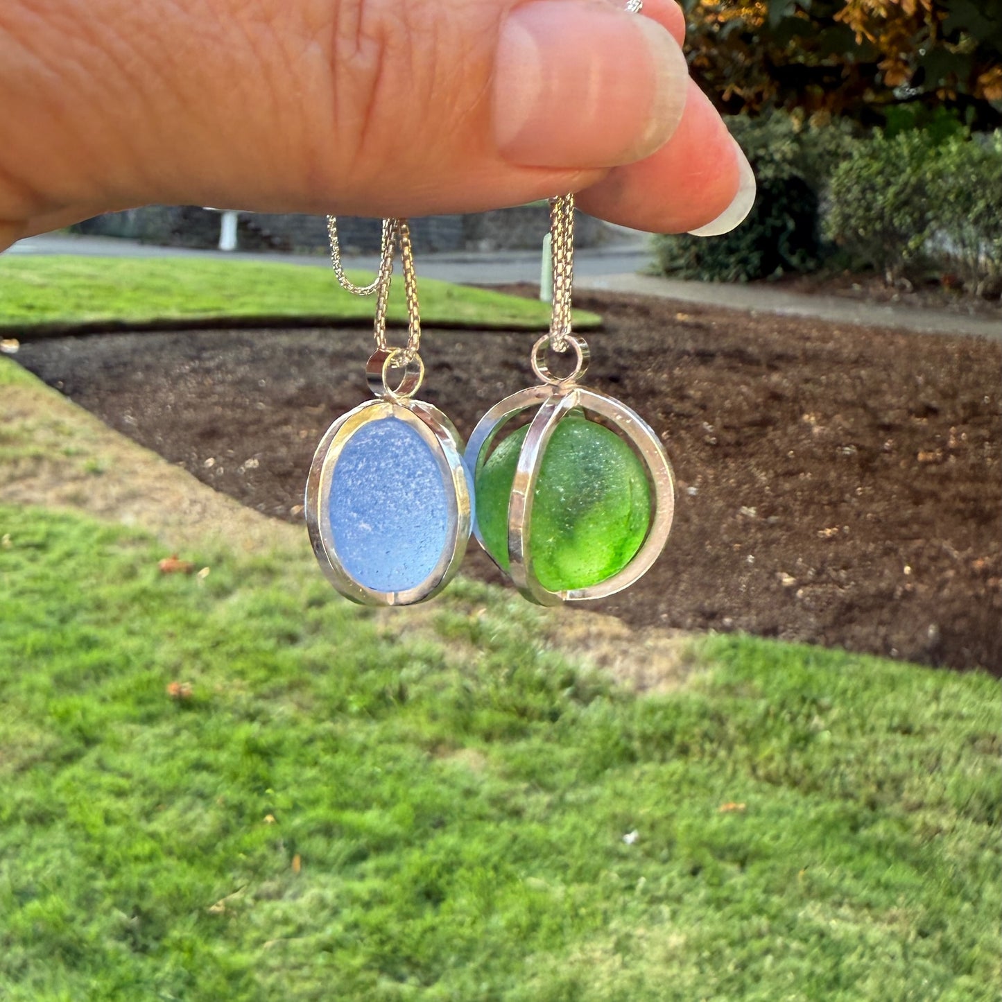 Accent Yourself features handcrafted sterling silver jewelry by Barb and Will Macy of Corvallis, Oregon. Their collection also includes sea glass and gemstone designs, handmade chains, and elegant silver earrings.