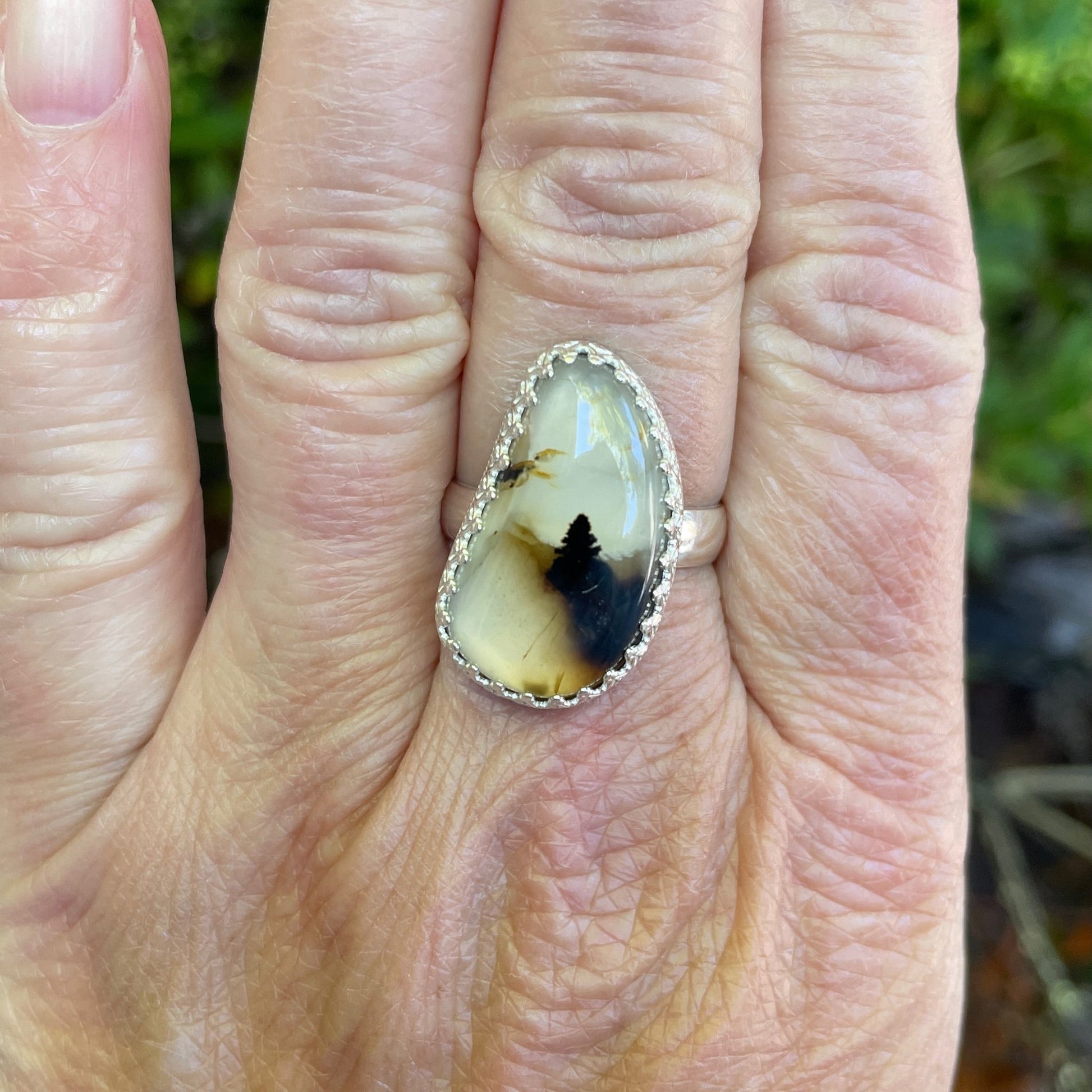 Montana Agate Statement Ring - AccentYourself