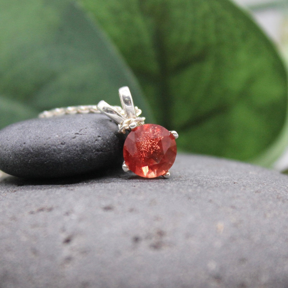 Oregon Sunstone pendants handmade by Accent Yourself — Oregon's state gemstone