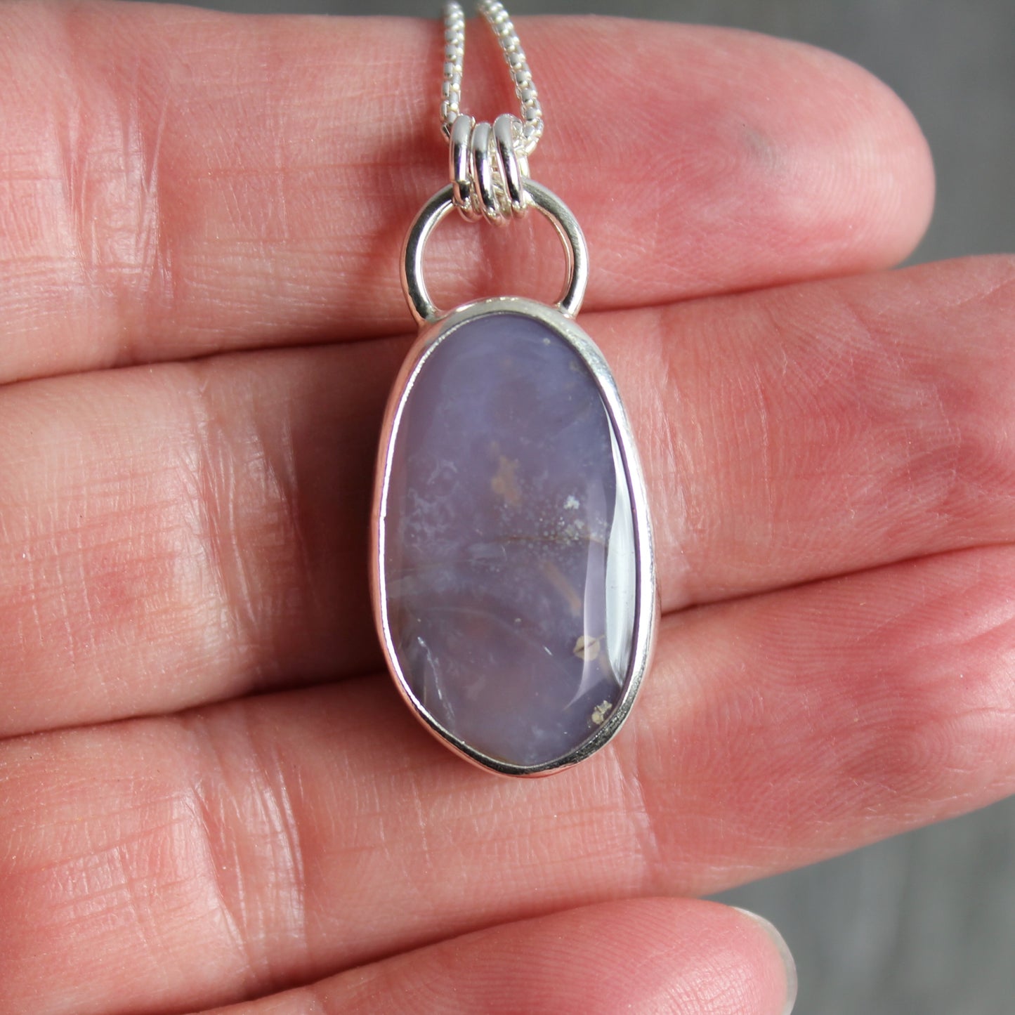 Oregon Holley Blue Pendant Necklace