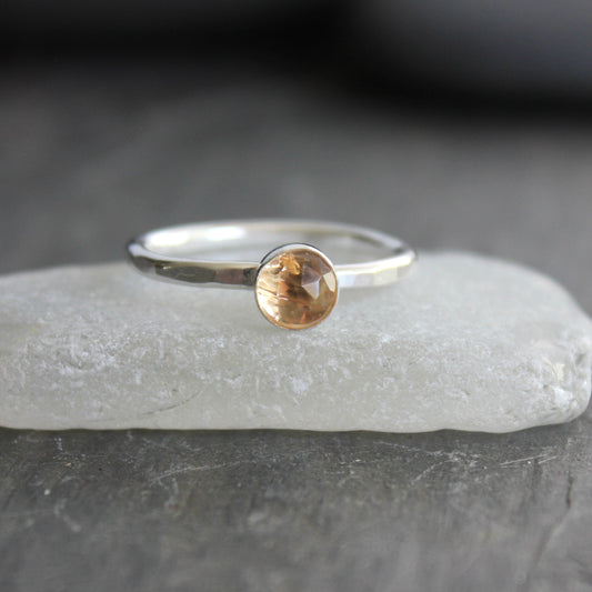 Sterling Silver Imperial Topaz Stacking Ring