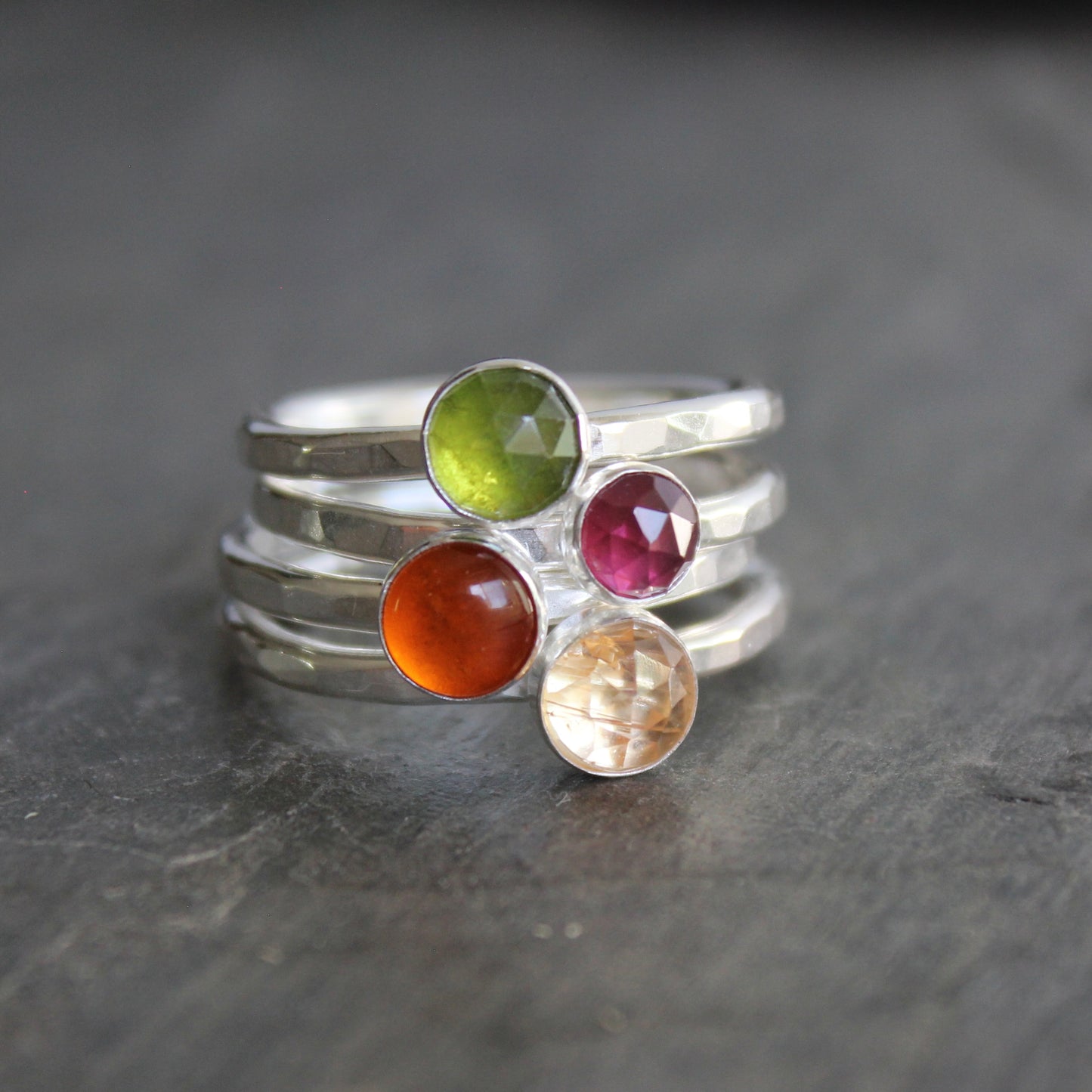 Sterling Silver Imperial Topaz Stacking Ring