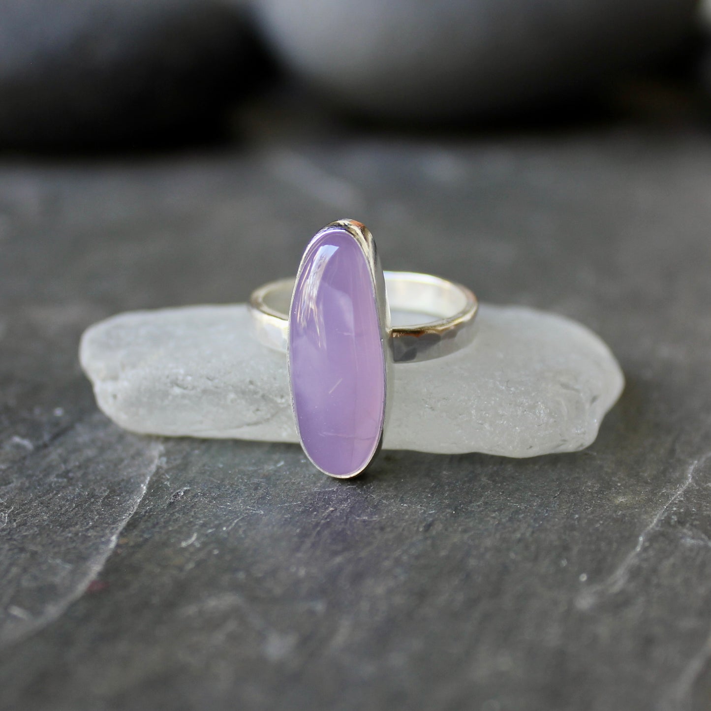 sterling silver holley blue agate statement ring