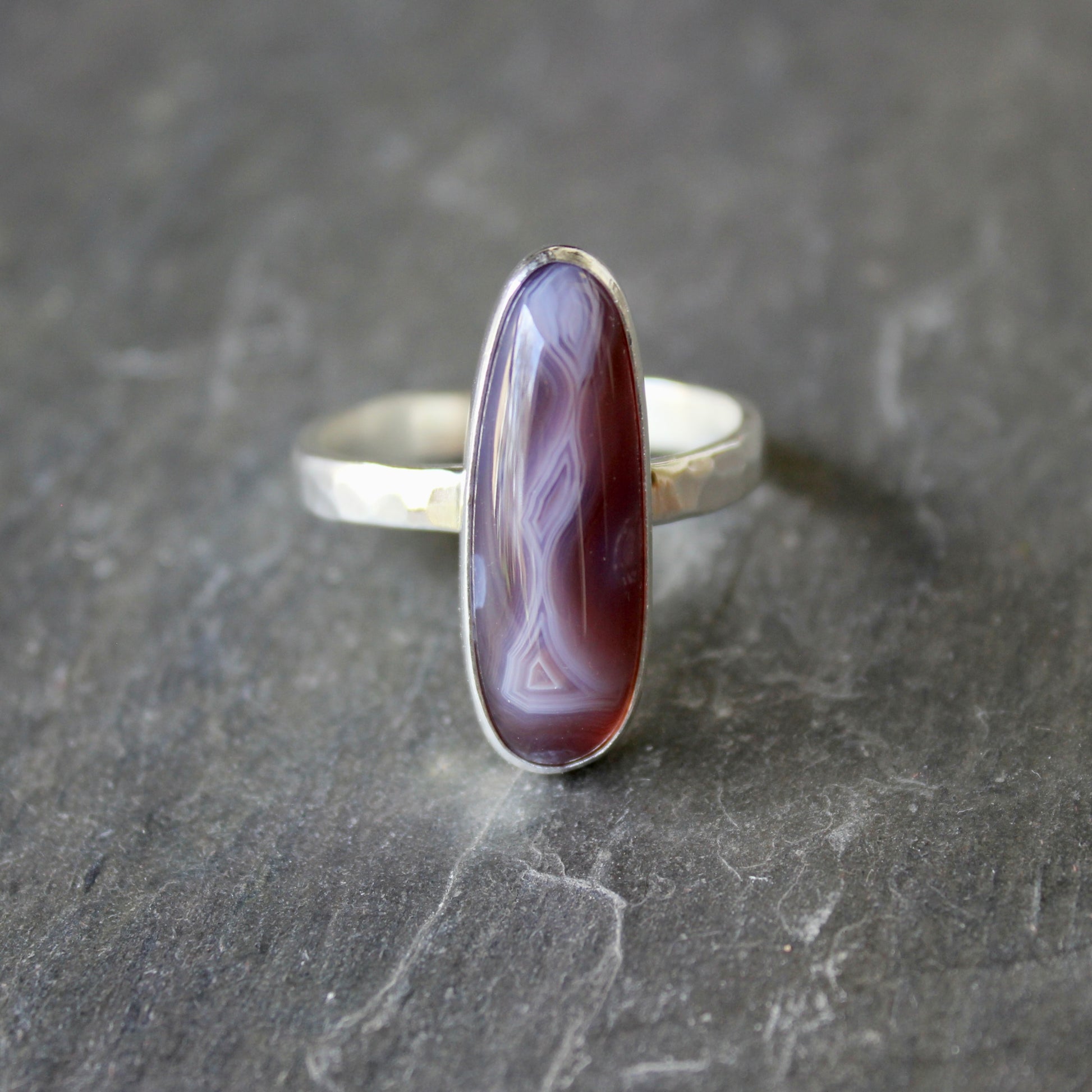 holley blue agate ring size 13.75