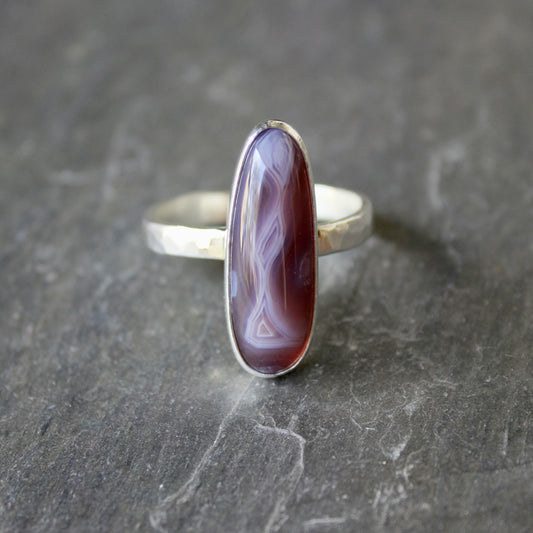 holley blue agate ring size 13.75