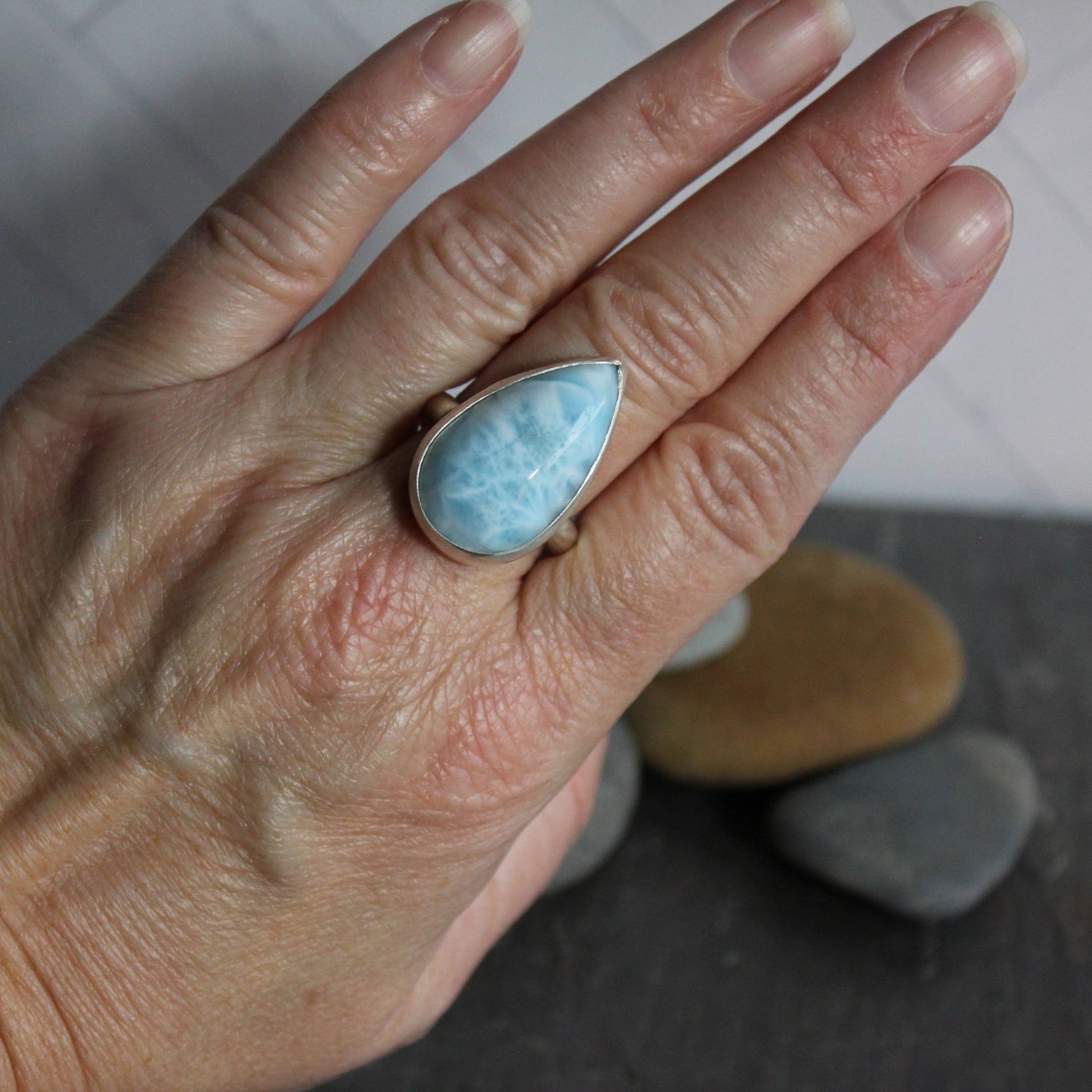 Larimar Statement Ring - AccentYourself