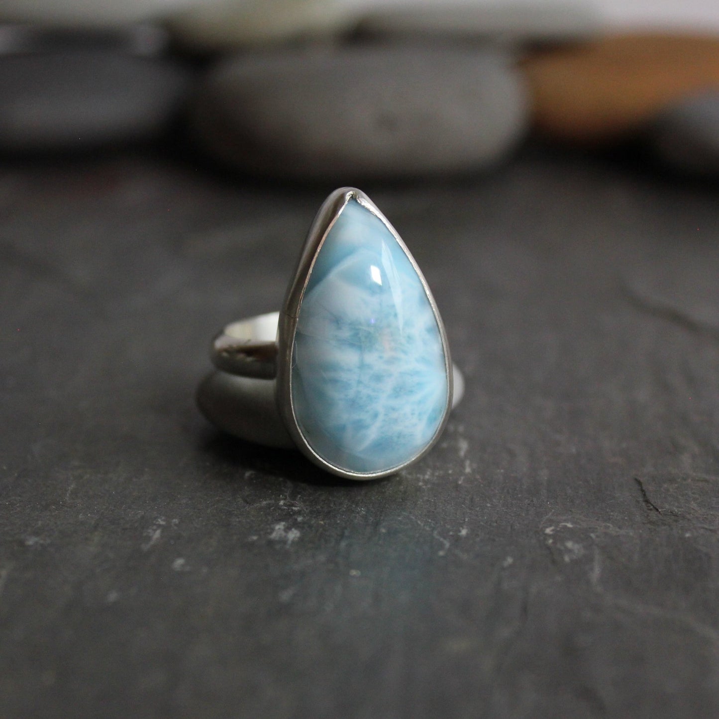 Larimar Statement Ring - AccentYourself