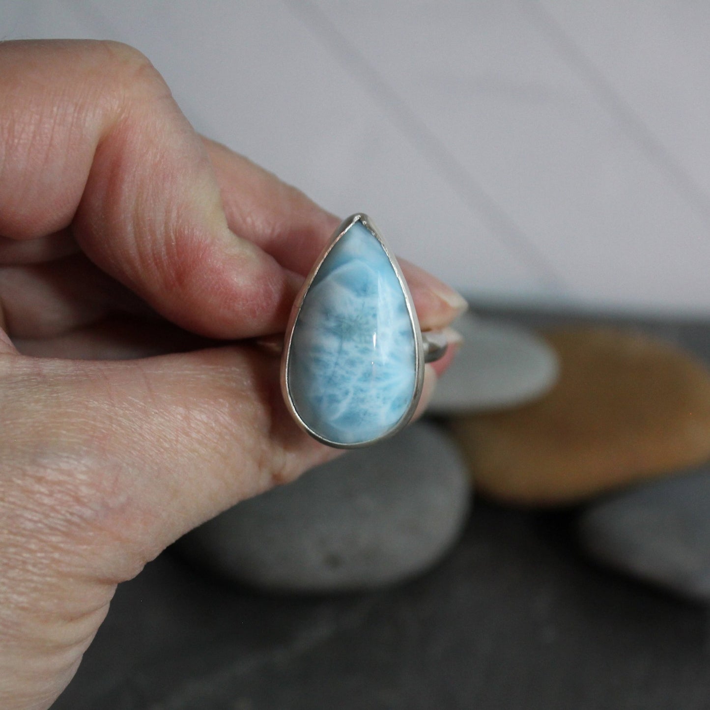 Larimar Statement Ring - AccentYourself