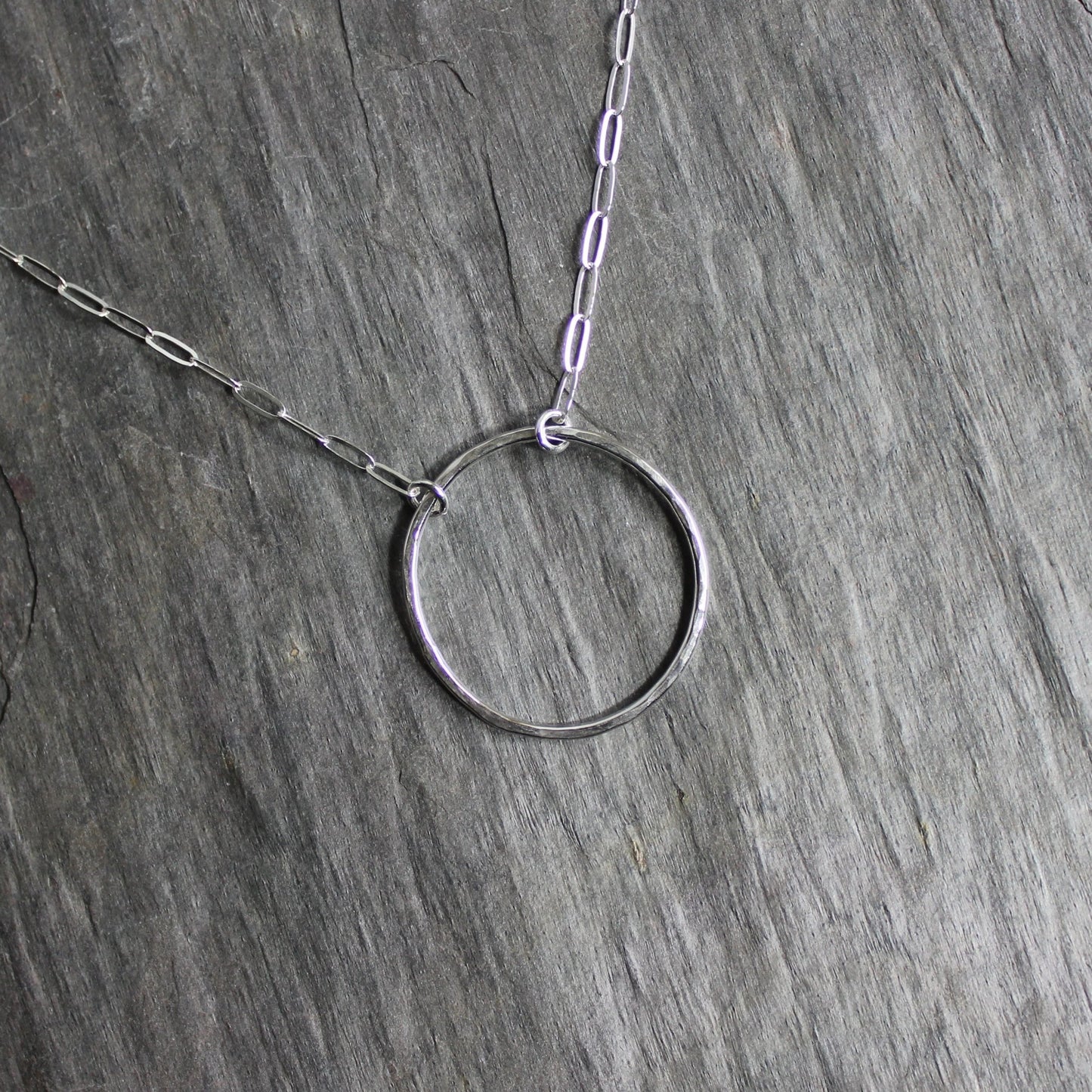 Sterling Silver Infinity Circle Necklace - AccentYourself