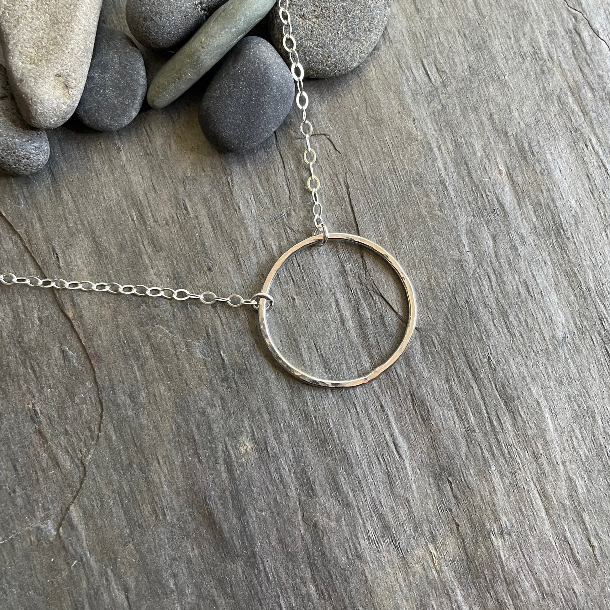 Sterling Silver Infinity Circle Necklace - AccentYourself